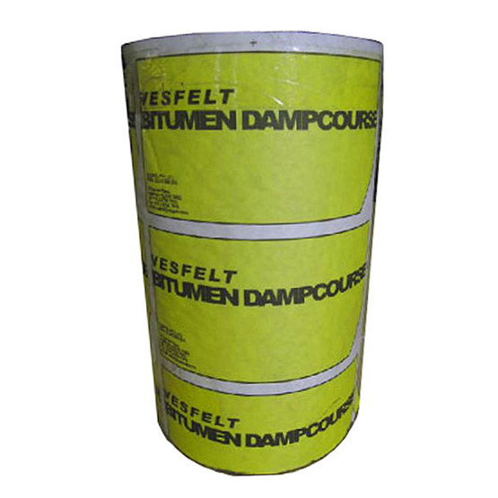 Malthoid Bitumen Dampcourse 1000mmx20m Vesfelt
