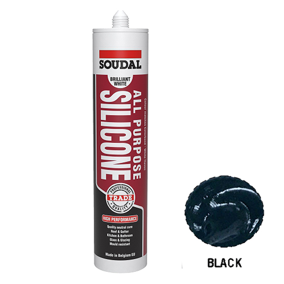 Silicone All Purpose Black 300ml