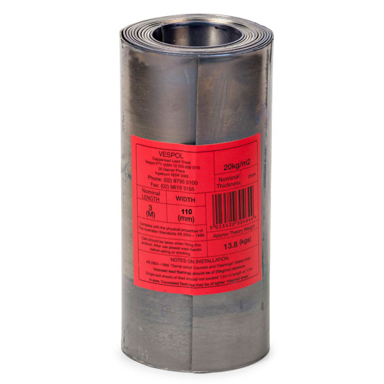 Lead Flashing 20kg 110mmx3m roll