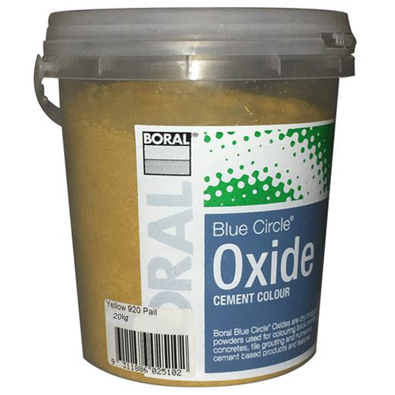 Oxide Yellow 920 20kg Boral Blue Circle