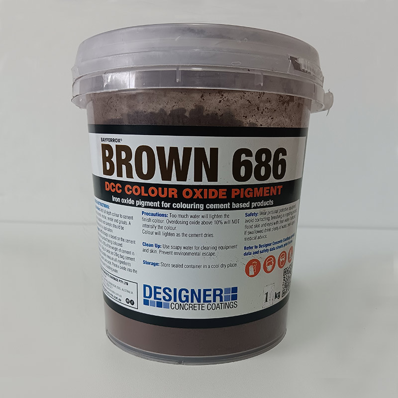 Oxide Brown Dark 686 1kg Bayferrox