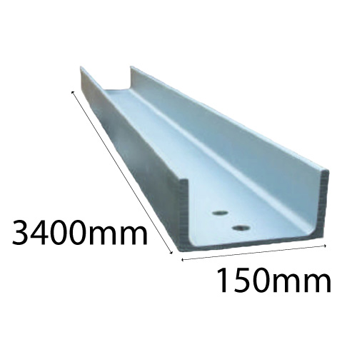Post Retaining Wall 'C' 150mmx3.4m suits sleeper to 100mm