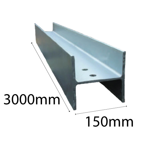 Post Retaining Wall 'H' 150mmx3m suits sleeper to 75mm